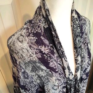 Sparkly floral wrap